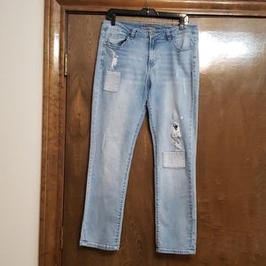 Massini distressed strechy jeans
